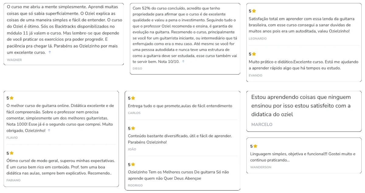 Depoimentos